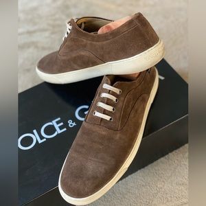 Dolce and Gabbana sneakers, brown, size 9.5